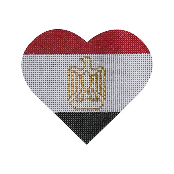 Egyptian Flag Heart