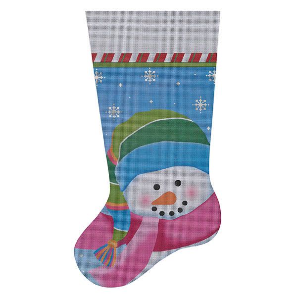Snowgirl Stocking (13 mesh)