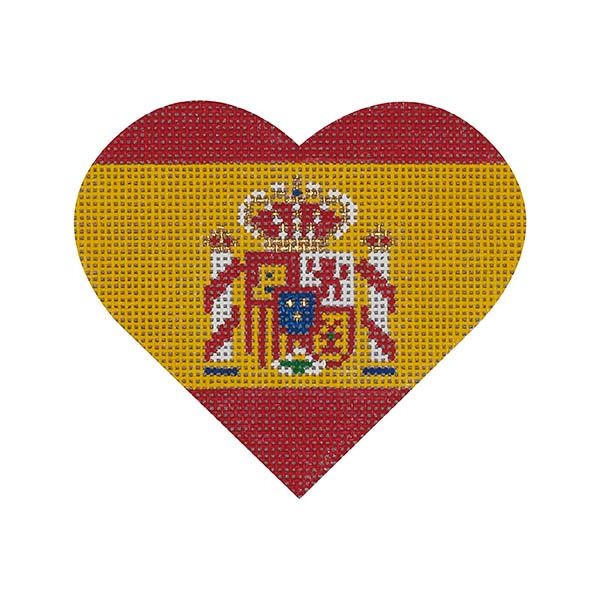 Spanish Flag Heart