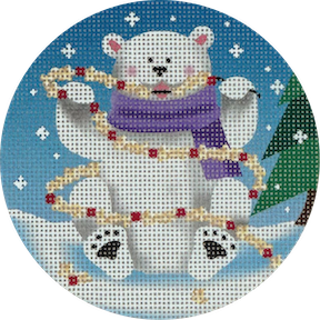 Polar Bear Garland - The Flying Needles