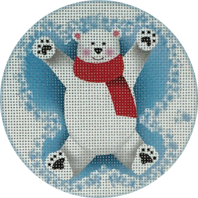 Polar Bear Snow Angel - The Flying Needles