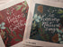 Green and Red Botanical Pillows Stitch Guide - The Flying Needles