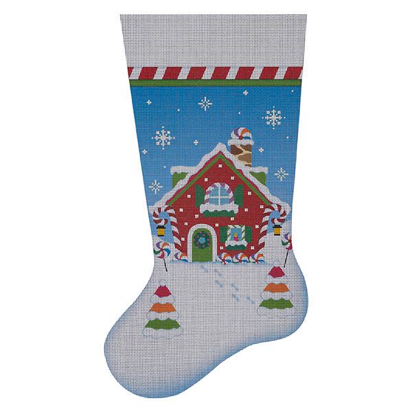 Holiday house Stocking (13 mesh)