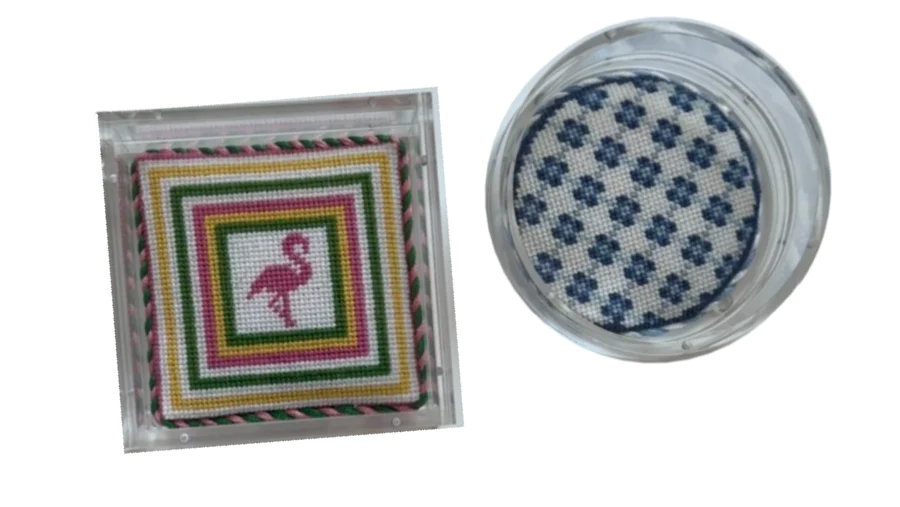 4x4 Square Self Finishing Acrylic Tray - The Flying Needles