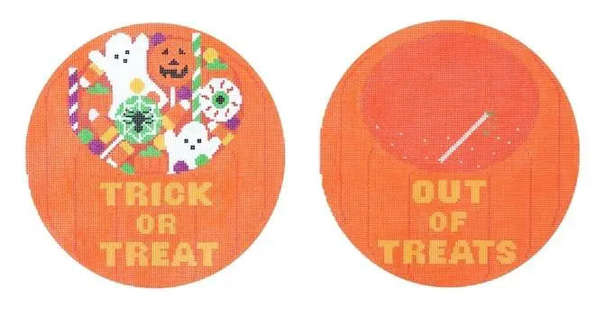 Trick or Treat/Out of Treats Canvas - The Flying Needles