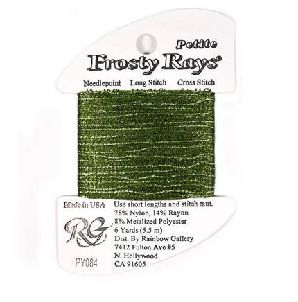 Petite Frosty Rays PY084 Medium Olive Green Gloss - The Flying Needles
