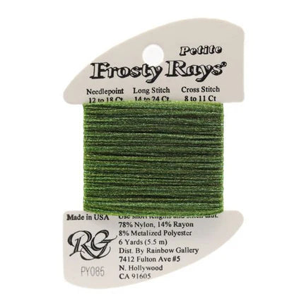 Petite Frosty Rays PY085 Green Gloss - The Flying Needles