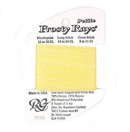 Petite Frosty Rays PY104 Golden Yellow Pearl - The Flying Needles