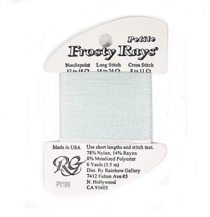 Petite Frosty Rays PY189 Blue Blush Pearl - The Flying Needles