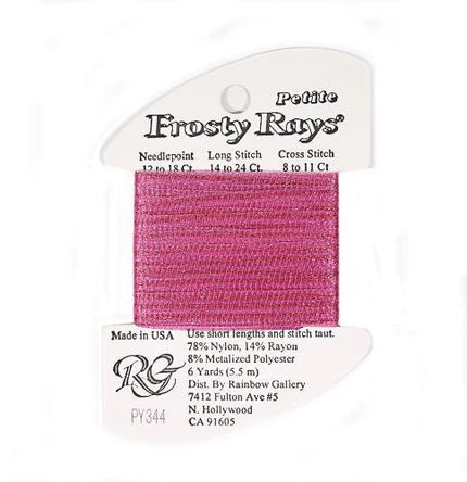 Petite Frosty Rays PY344 Wild Rose Gloss - The Flying Needles