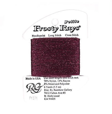 Petite Frosty Rays PY374 Antique Mauve Gloss - The Flying Needles