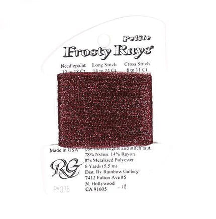 Petite Frosty Rays PY375 Dark Antique Mauve Gloss - The Flying Needles