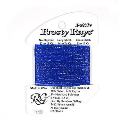 Petite Frosty Rays PY380 Brite Blue Gloss - The Flying Needles