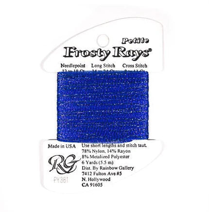 Petite Frosty Rays PY381 Night Sky Blue Gloss - The Flying Needles