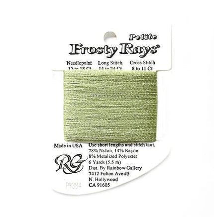 Petite Frosty Rays PY384 Light Olive Green - The Flying Needles