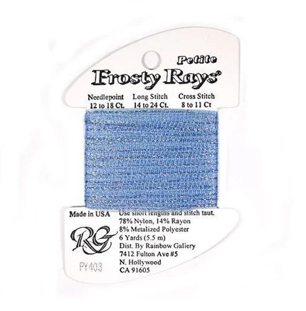 Petite Frosty Rays PY403 Light Icy Blue - The Flying Needles
