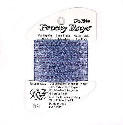 Petite Frosty Rays PY411 Dark Periwinkle - The Flying Needles