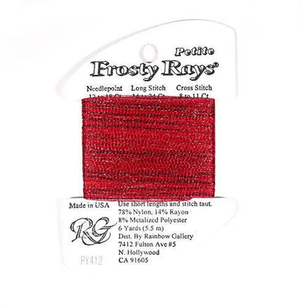 Petite Frosty Rays PY412 Dark Cherry - The Flying Needles