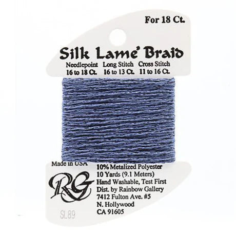 Silk Lame Braid SL89 Blue Jeans - The Flying Needles