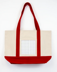 Self Finishing Canvas Tote with Insert - The Flying Needles