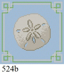 Sand Dollar, 4" x 4" - The Flying Needles
