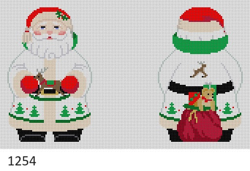 White Tree Coat Santa, 2 sided - The Flying Needles