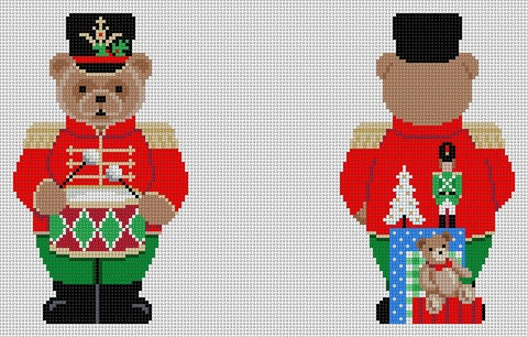 Teddy Drummer, 2 Sided - 18 mesh - The Flying Needles