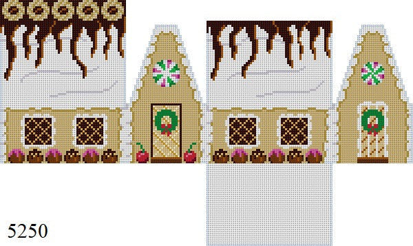Mocha and Truffles 3D Gingerbread House - The Flying Needles