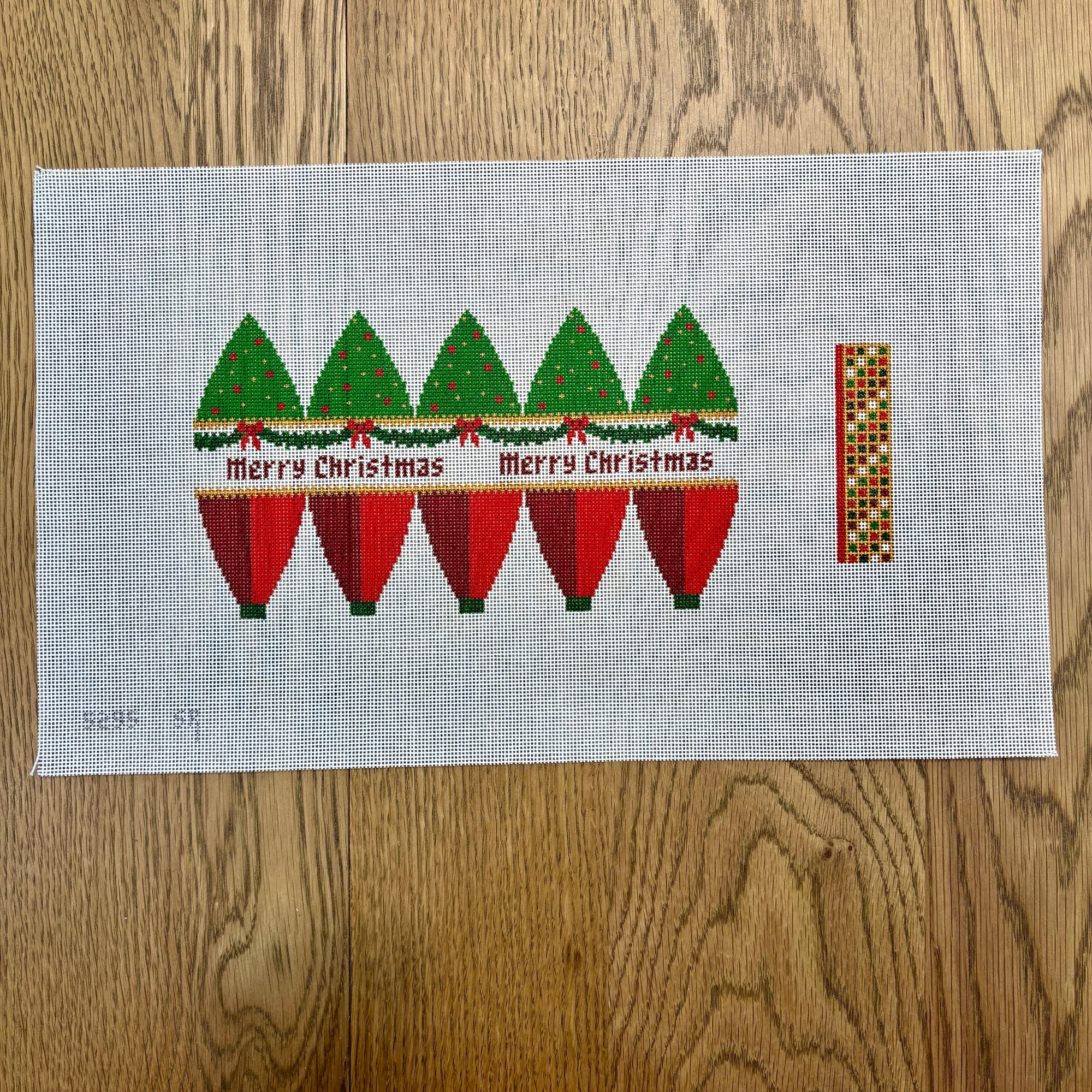 "Merry Christmas", Hot Air Balloon - 18 mesh