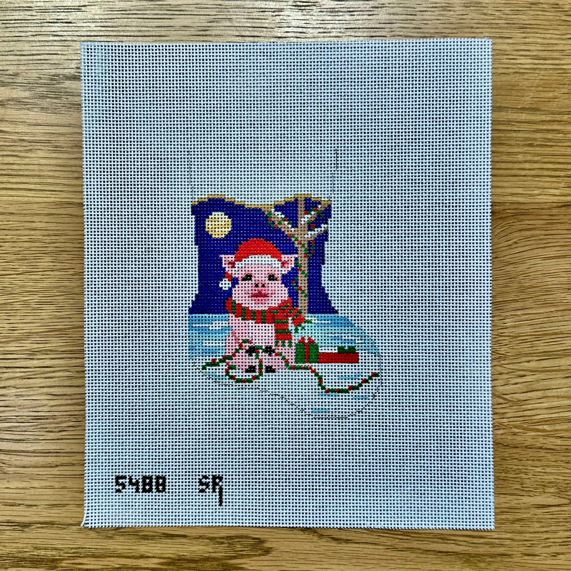 Pig in Lights - Mini Stocking