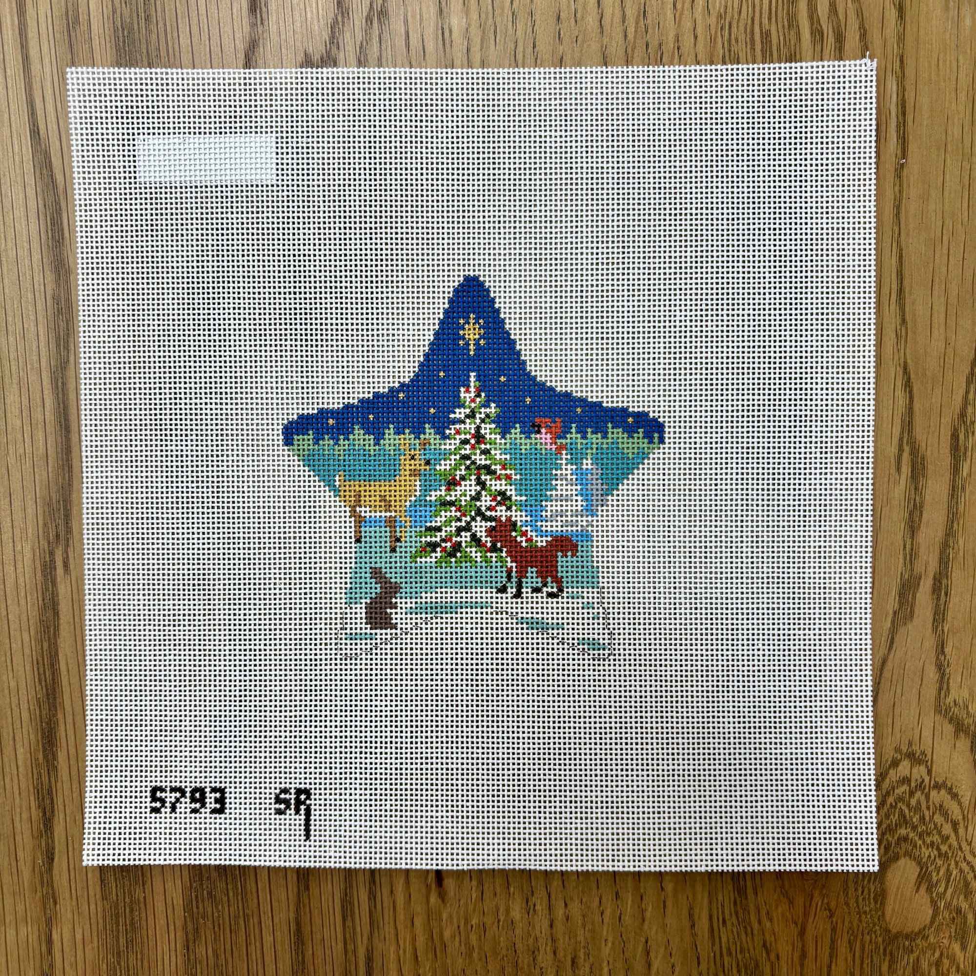 Star, Forest Tree and Animals