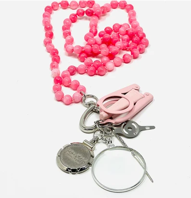 Beaded Chatelaine Necklace - The Flying Needles