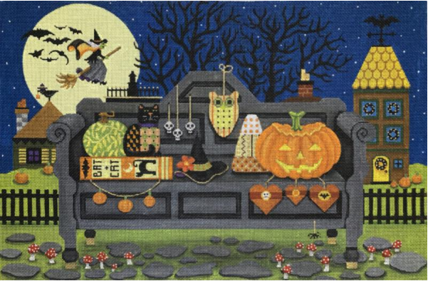 Halloween Bench - The Flying Needles
