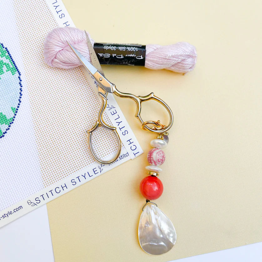 Mollybeads Scissor Fob - The Flying Needles