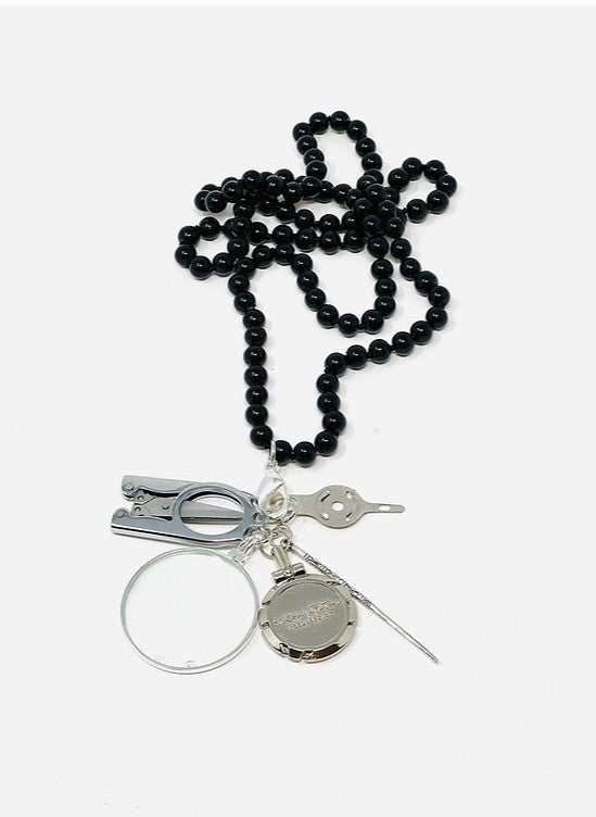 Beaded Chatelaine Necklace - The Flying Needles