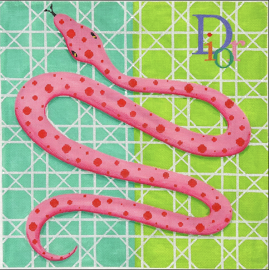 Fantasy Designer Scarf - Dior Snake - The Flying Needles