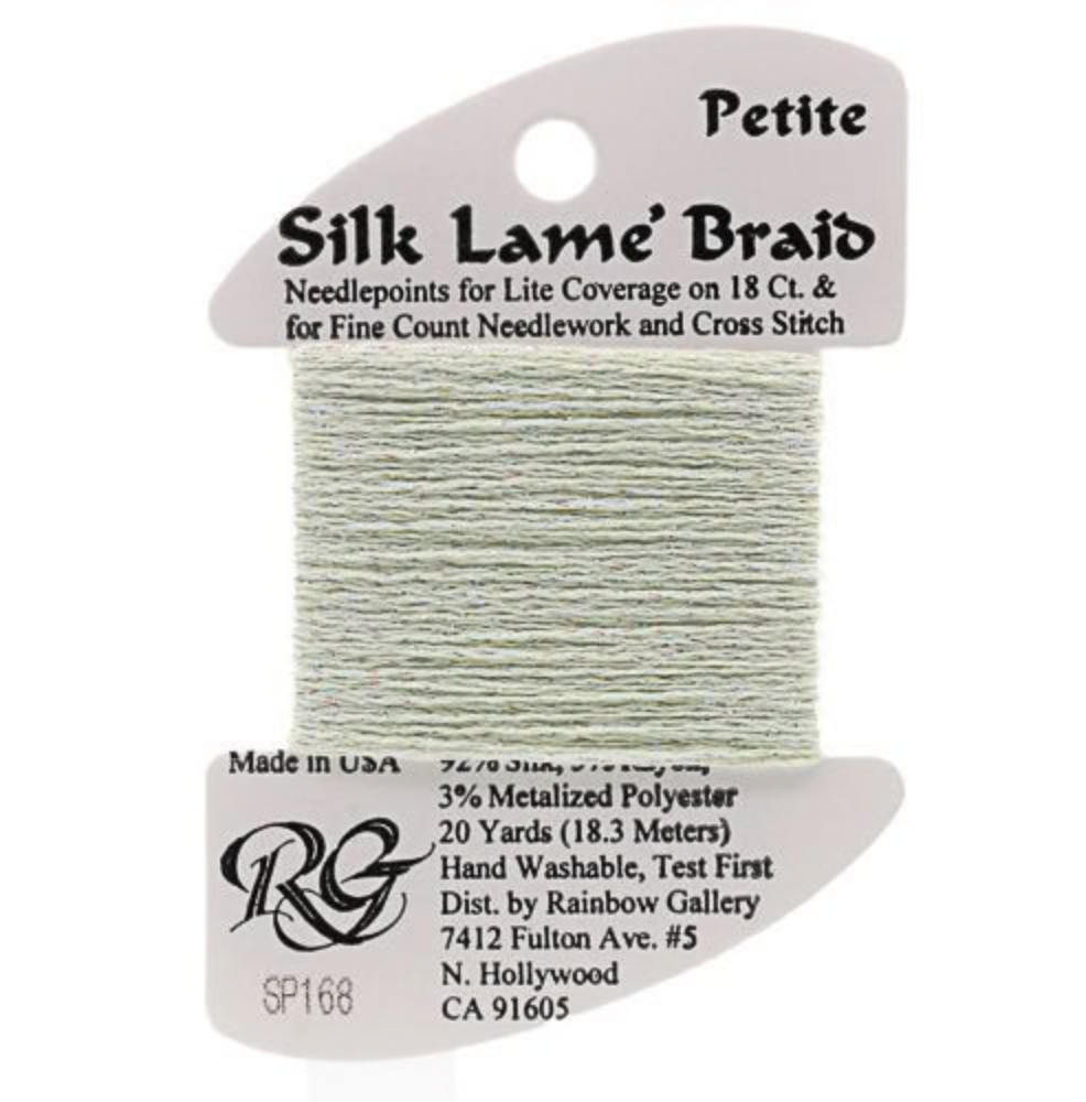 Petite Silk Lame SP168 Seafoam - The Flying Needles