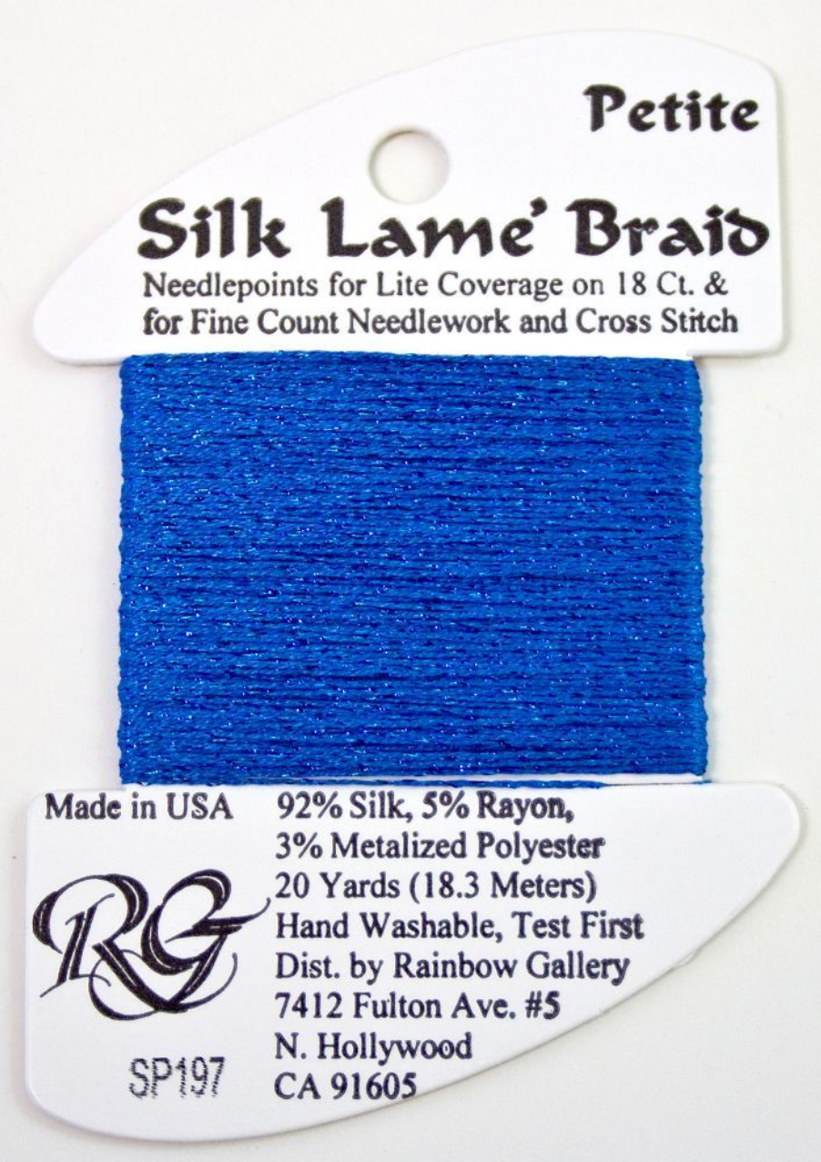 Petite Silk Lame SP197 Star Sapphire - The Flying Needles