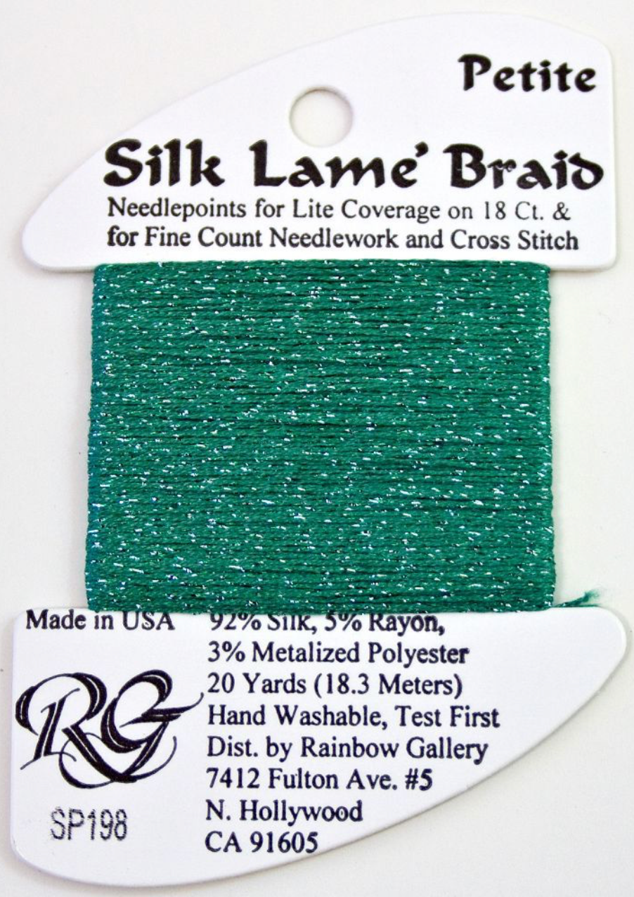 Petite Silk Lame SP198 Wasabi - The Flying Needles