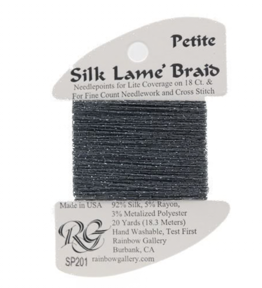 Petite Silk Lame SP201 Gunmetal - The Flying Needles