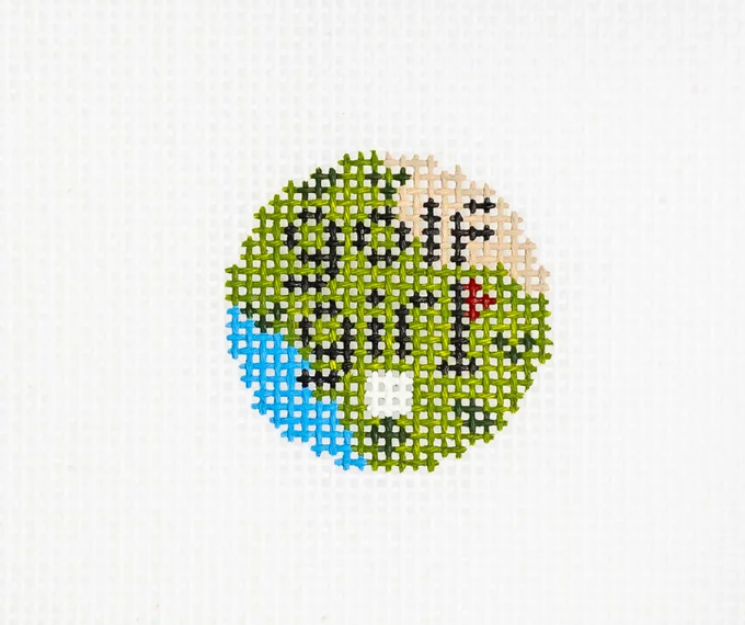 Golf Girl Key Fob Insert - The Flying Needles