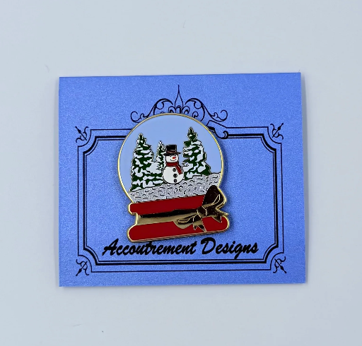 Snowman Snow Globe Needleminder - The Flying Needles