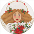 Bouquet Angel Ornament - The Flying Needles