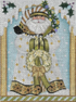 Golden Santa Ornament - The Flying Needles