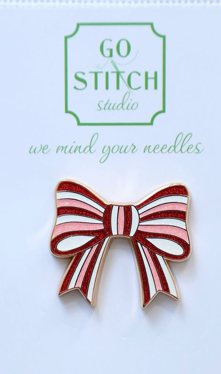 Peppermint Bow Needleminder