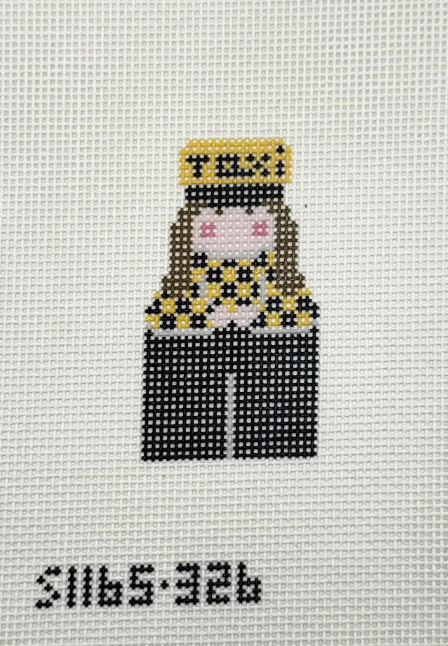 Taxi Cabbie Angel Printed Canvas - The Flying Needles