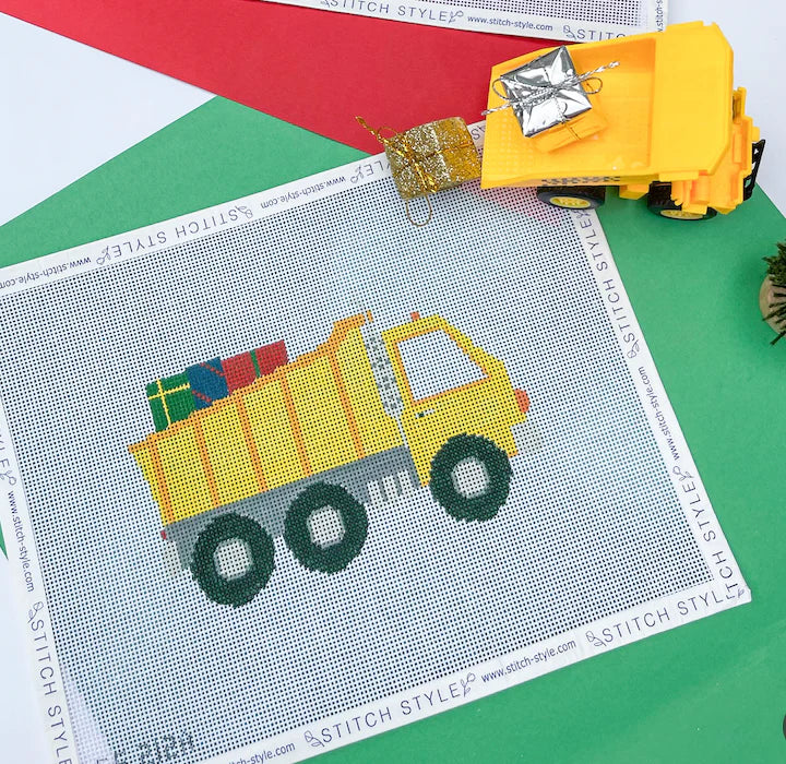 Christmas Dump Truck with Stitch Guide - The Flying Needles