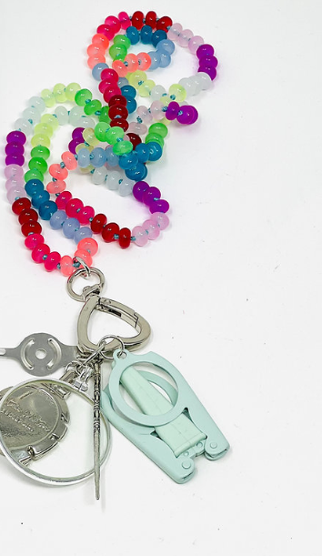 Beaded Chatelaine Necklace - The Flying Needles