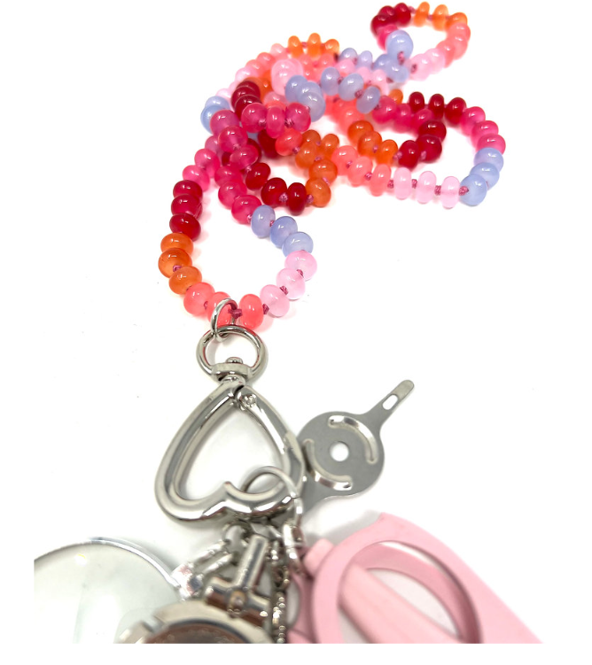 Beaded Chatelaine Necklace - The Flying Needles