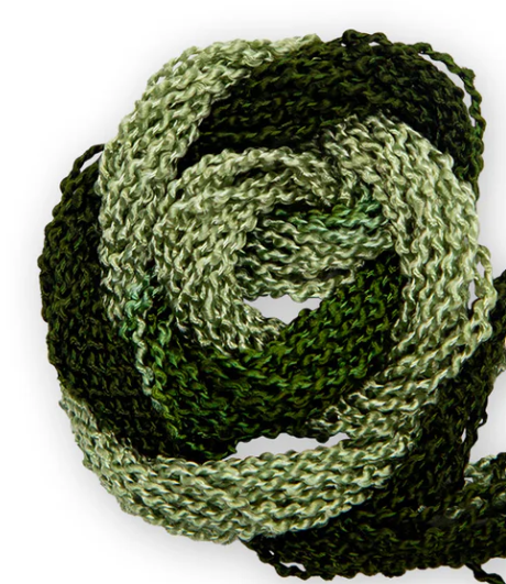 Boucle #110 Dark to Pale Forest Green - The Flying Needles